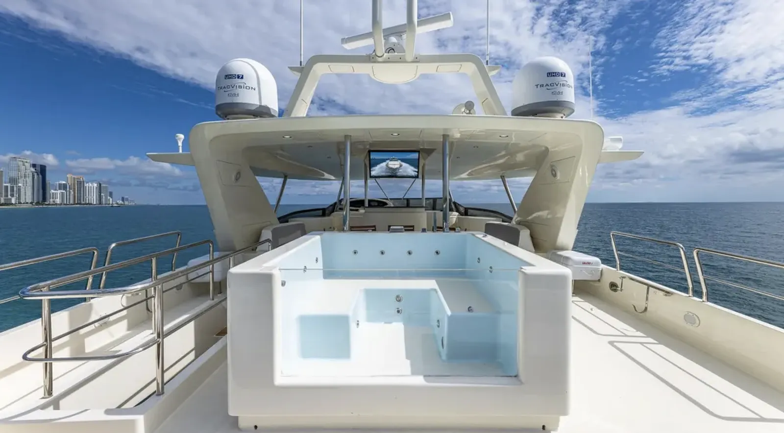 BEARPAW with Jacuzzi Miami yacht detail 3