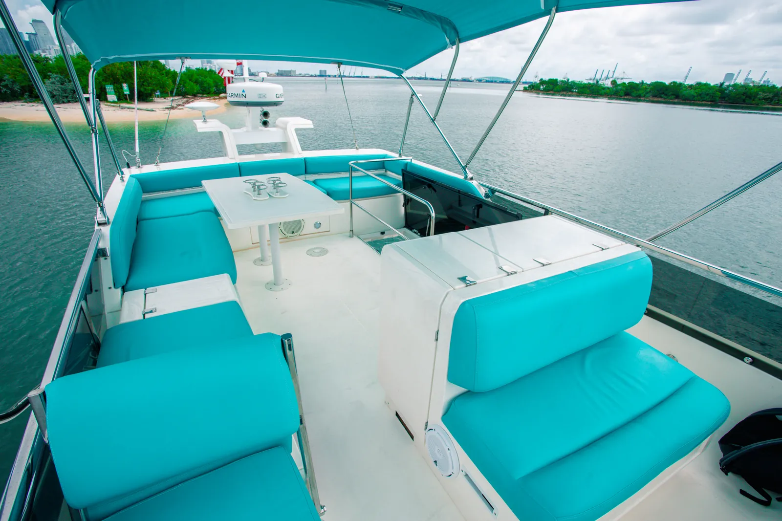 Fairline 'Royal Blue' Miami yacht detail 5