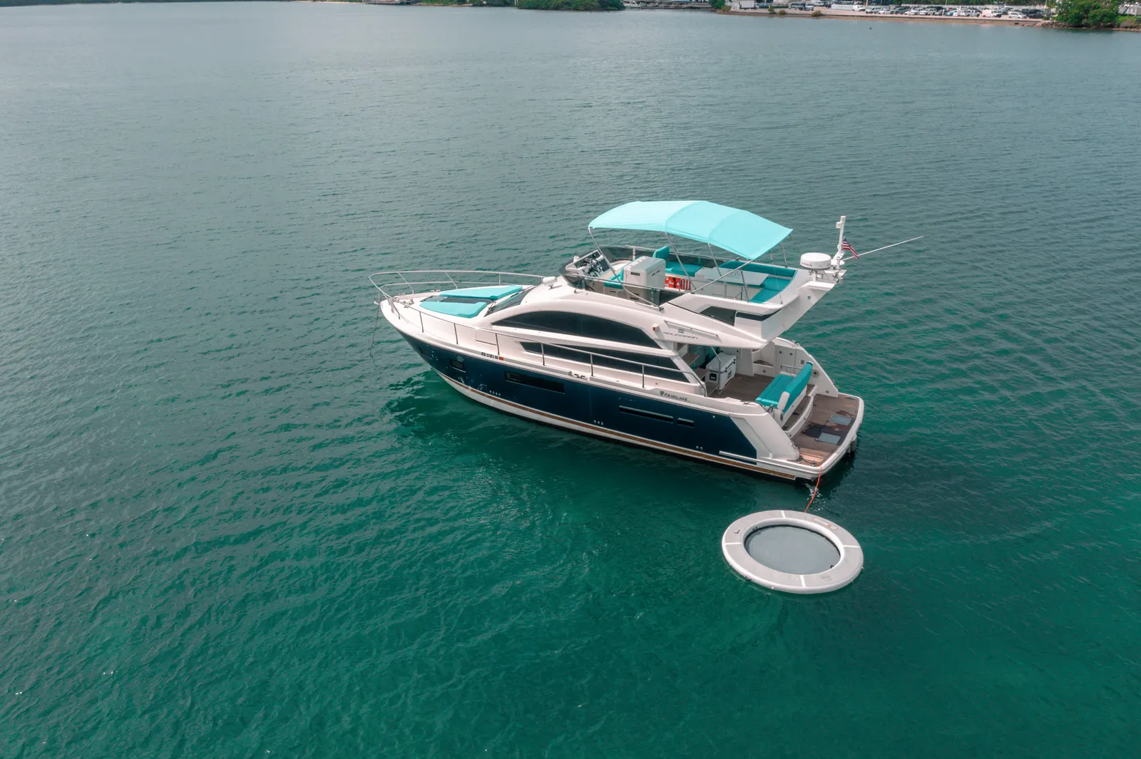 Fairline 'Royal Blue' Miami yacht detail 13